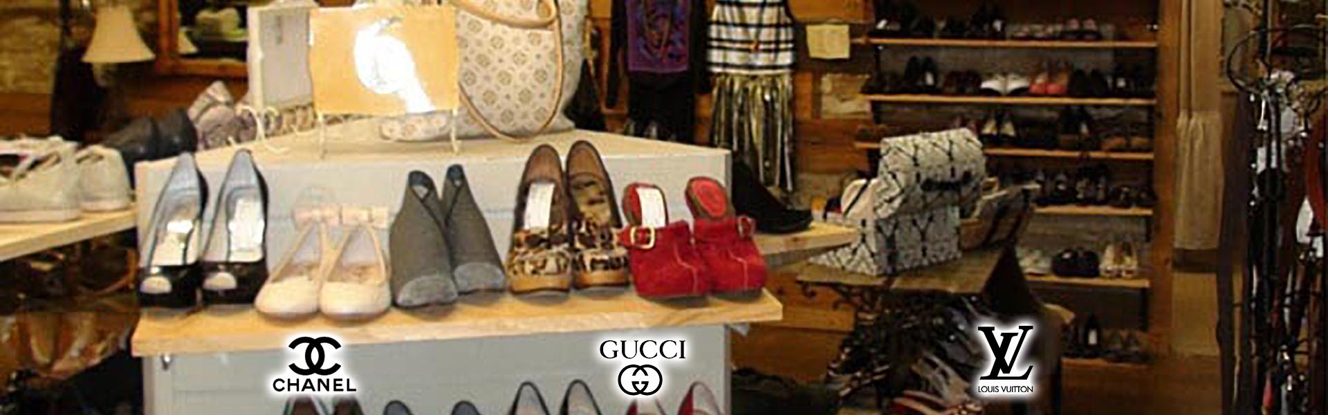 Shop Image featuring Chanel, Gucci and Louis Vitton